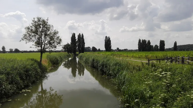 Valleikanaal in de Gelderse Vallei bij Wageningen
